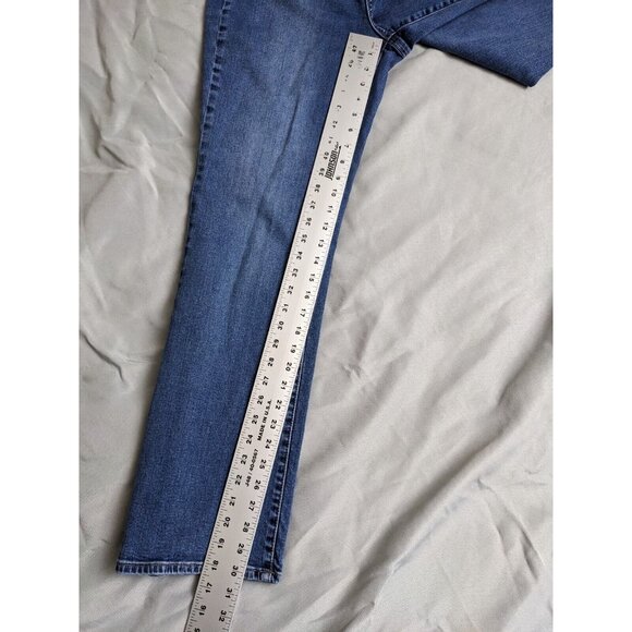 Talbots Jeans Curvy Blue Medium Wash Denim Cotton Stretch Womens Size 10 - Picture 10 of 11